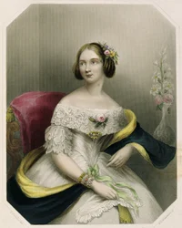 Jenny Lind (1820-70), graviert von W.C. Wrankmore